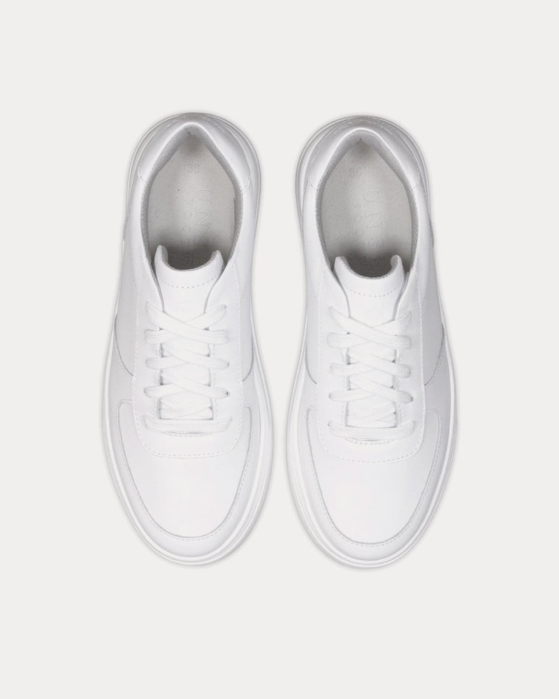 Unseen Footwear Marais Leather White Low Top Sneakers - 2