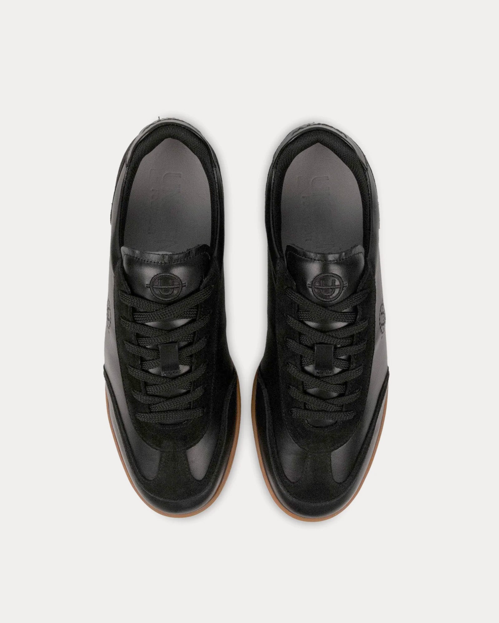 Unseen Footwear Portelet Leather Black / Gum Low Top Sneakers - 2