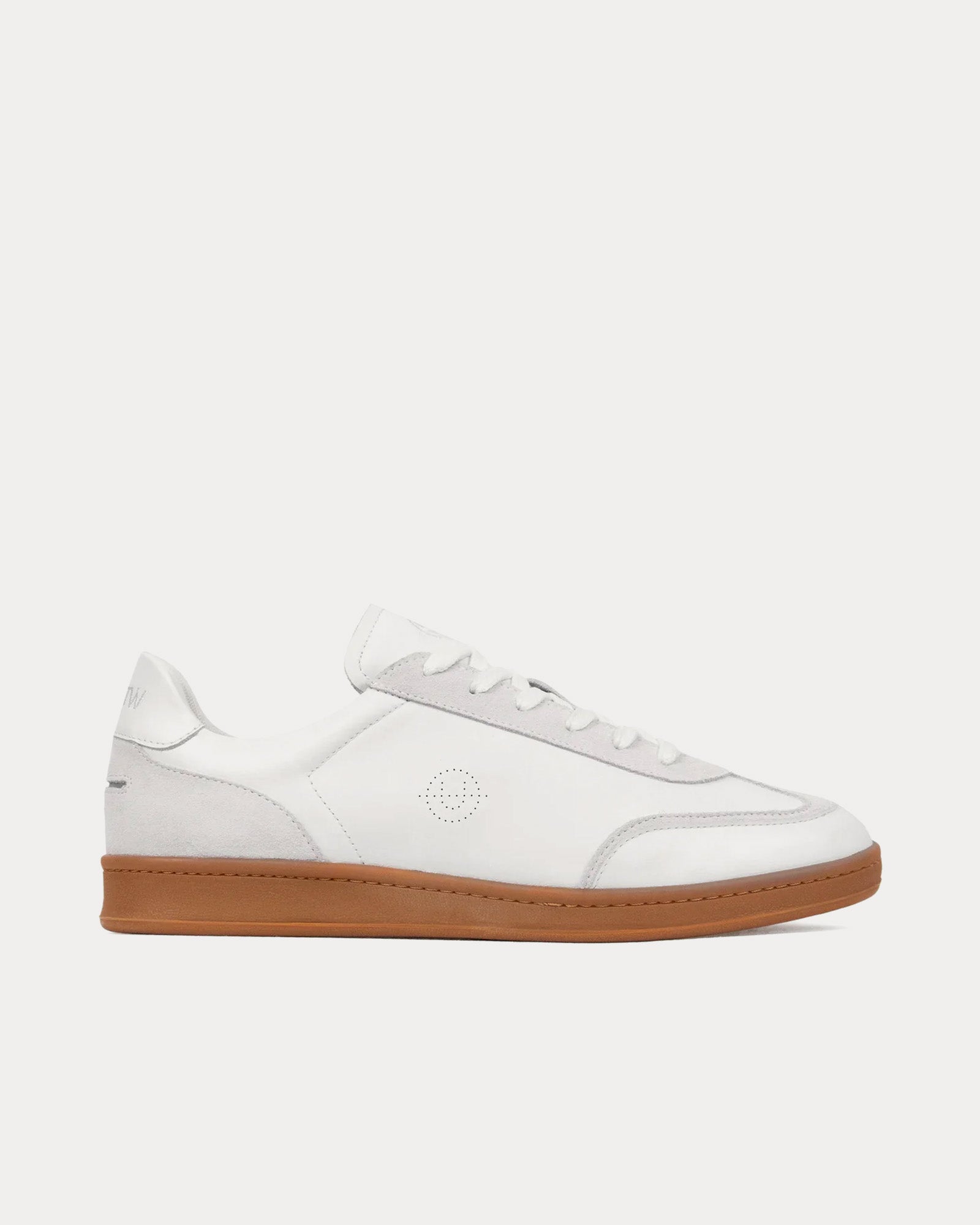 Unseen Footwear Portelet Leather White / Gum Low Top Sneakers - 1