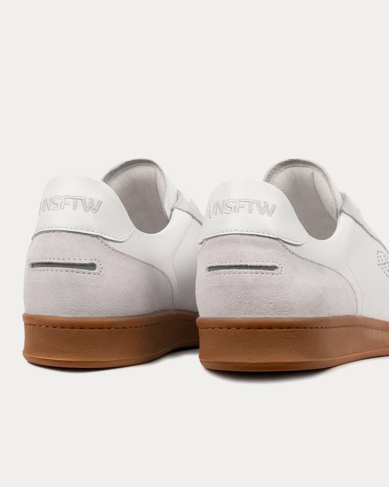 Unseen Footwear Portelet Leather White / Gum Low Top Sneakers - 3