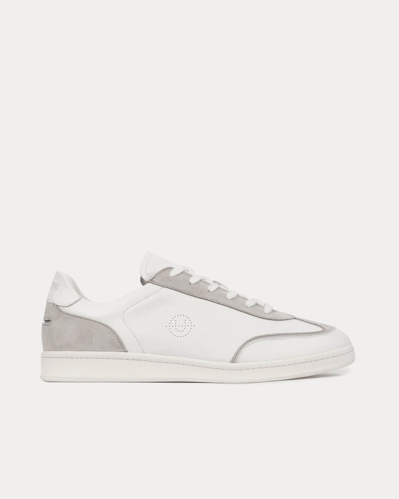 Unseen Footwear Portelet Leather White / Grey Low Top Sneakers - 1