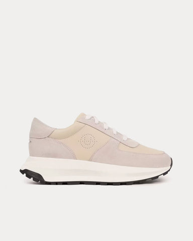 Unseen Footwear Trinity Leather & Suede Beige / Bone Low Top Sneakers