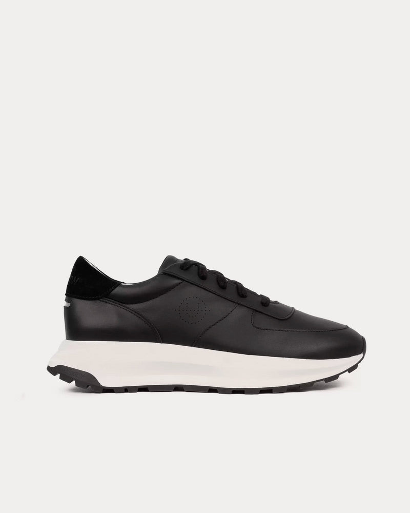 Unseen Footwear Trinity Leather & Suede Black / White Low Top Sneakers - 1