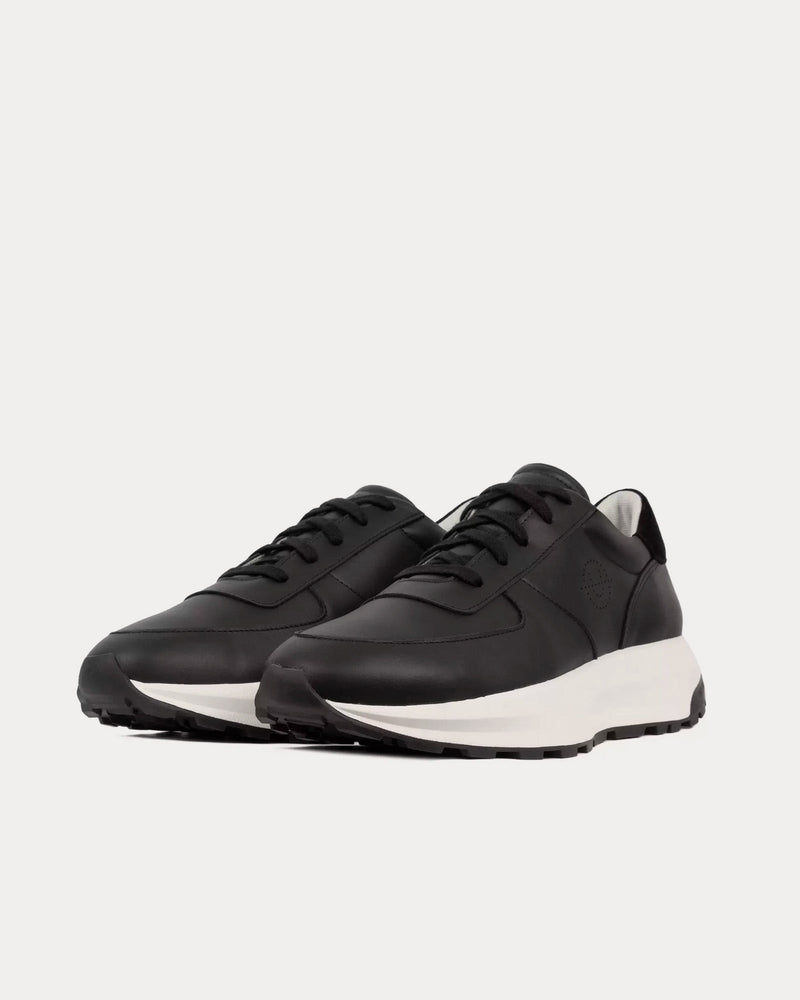 Unseen Footwear Trinity Leather & Suede Black / White Low Top Sneakers - 3