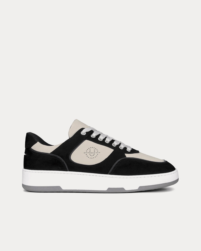 Unseen Footwear Noirmont Leather & Suede Black Low Top Sneakers - 1