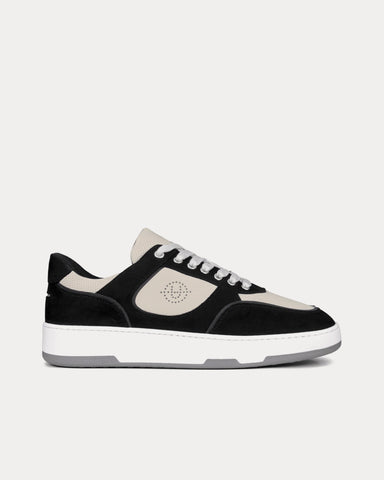 Unseen Footwear Noirmont Leather & Suede Black Low Top Sneakers