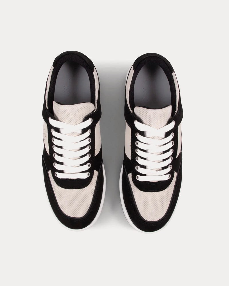 Unseen Footwear Noirmont Leather & Suede Black Low Top Sneakers - 2