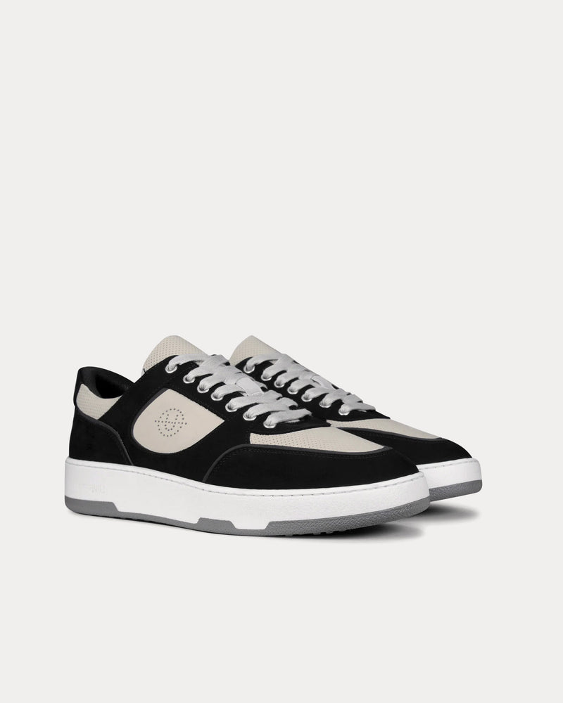 Unseen Footwear Noirmont Leather & Suede Black Low Top Sneakers - 3