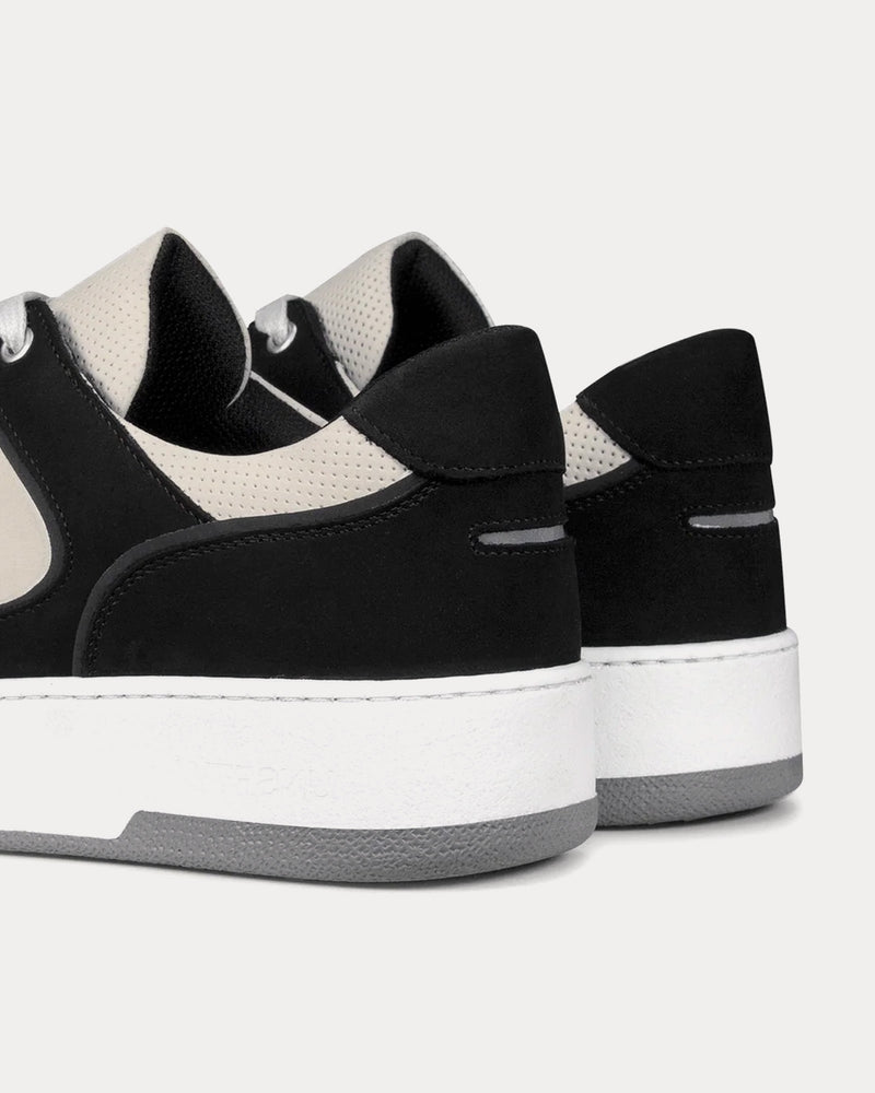 Unseen Footwear Noirmont Leather & Suede Black Low Top Sneakers - 4