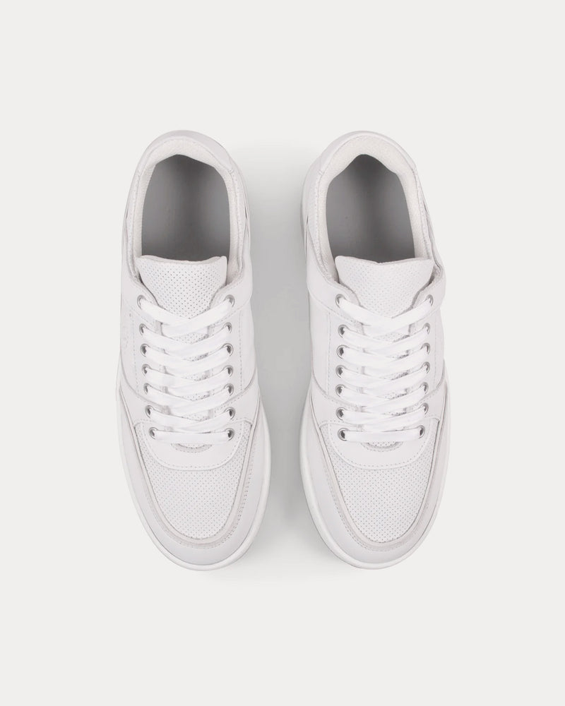 Unseen Footwear Noirmont Leather White Low Top Sneakers - 2