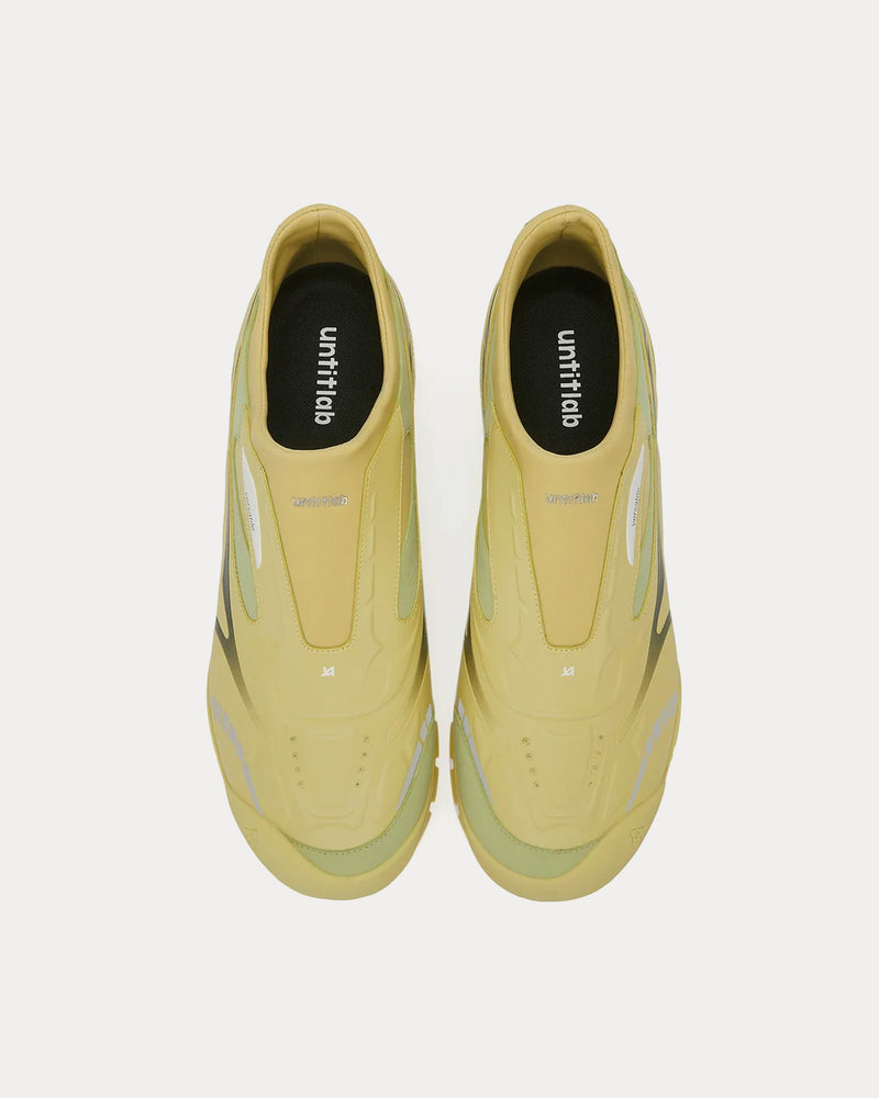 Untitlab Swift Trek Yellow Slip On Sneakers - 2