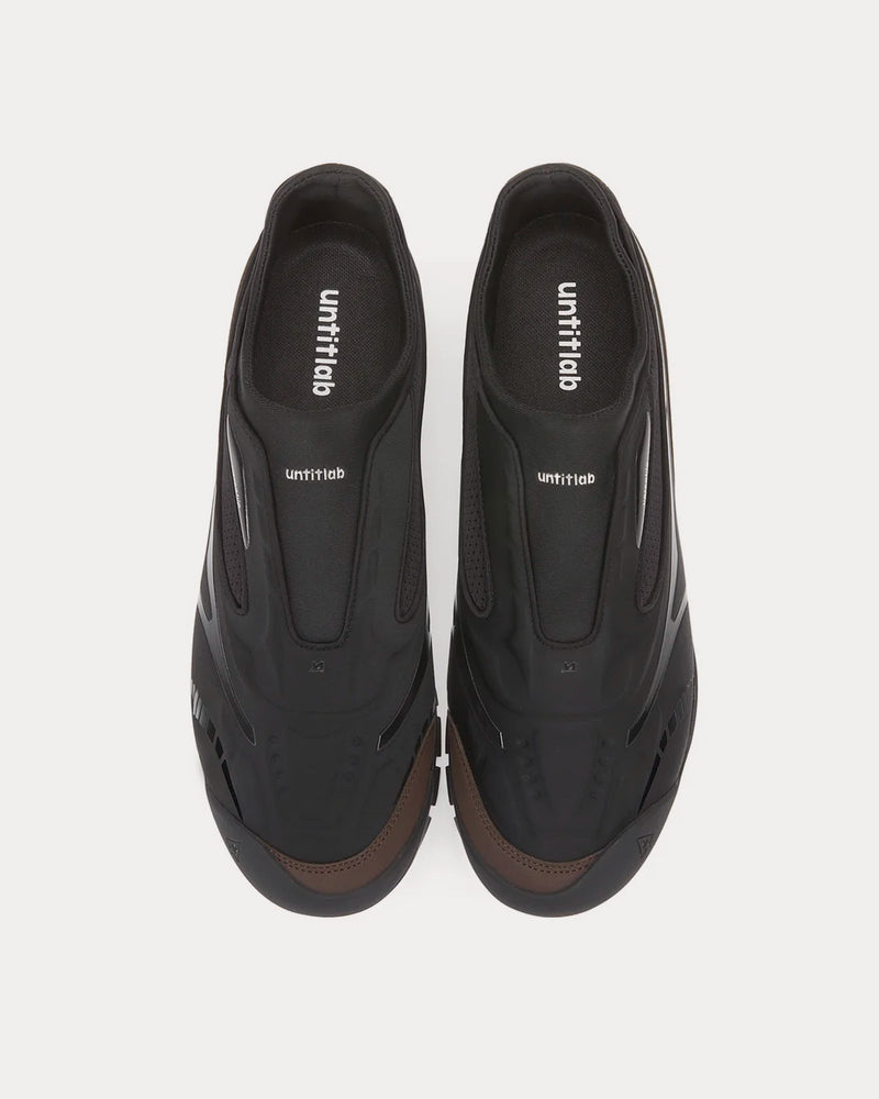 Untitlab Swift Trek Cocoa Black Slip On Sneakers - 2