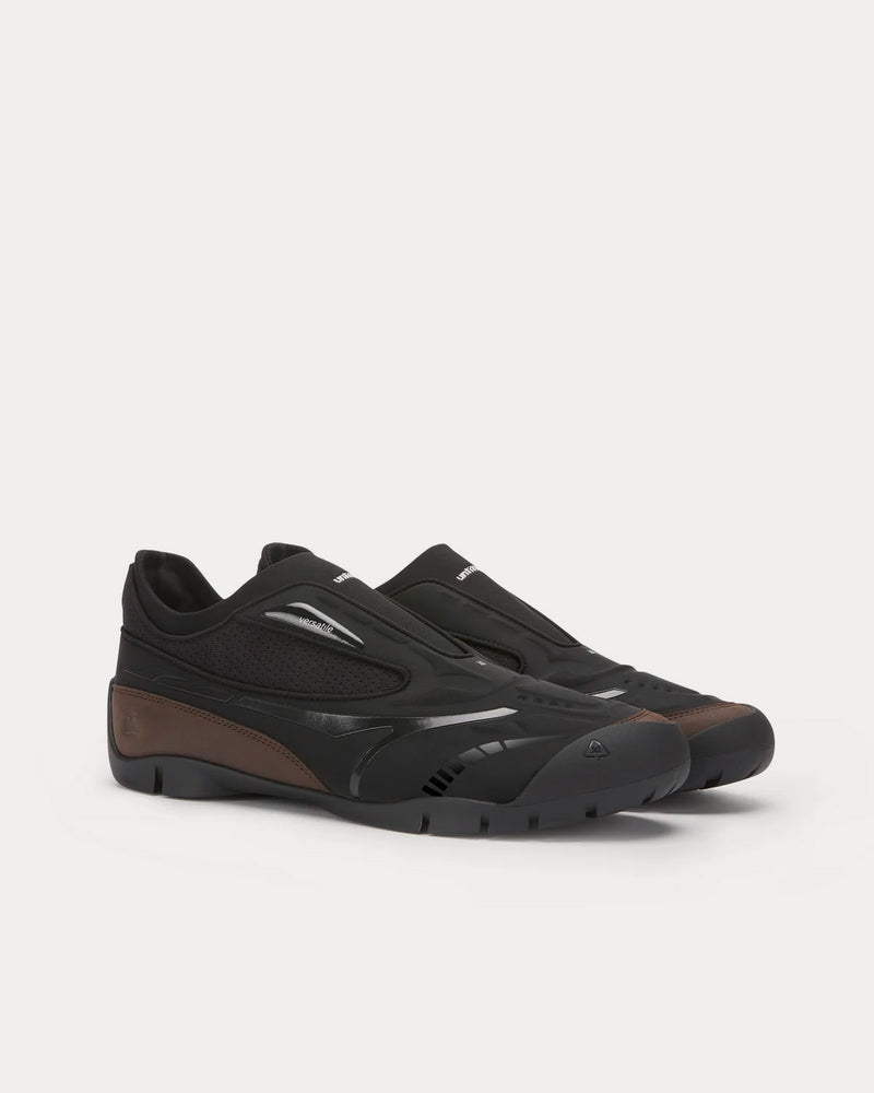 Untitlab Swift Trek Cocoa Black Slip On Sneakers - 3