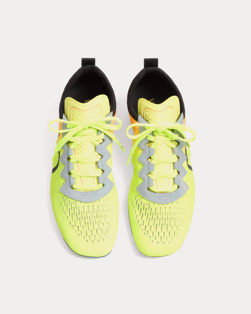 Valentino Chromathon Technical Fabric Lime / Orange Fluo / Black / Grey Low Top Sneakers - 2