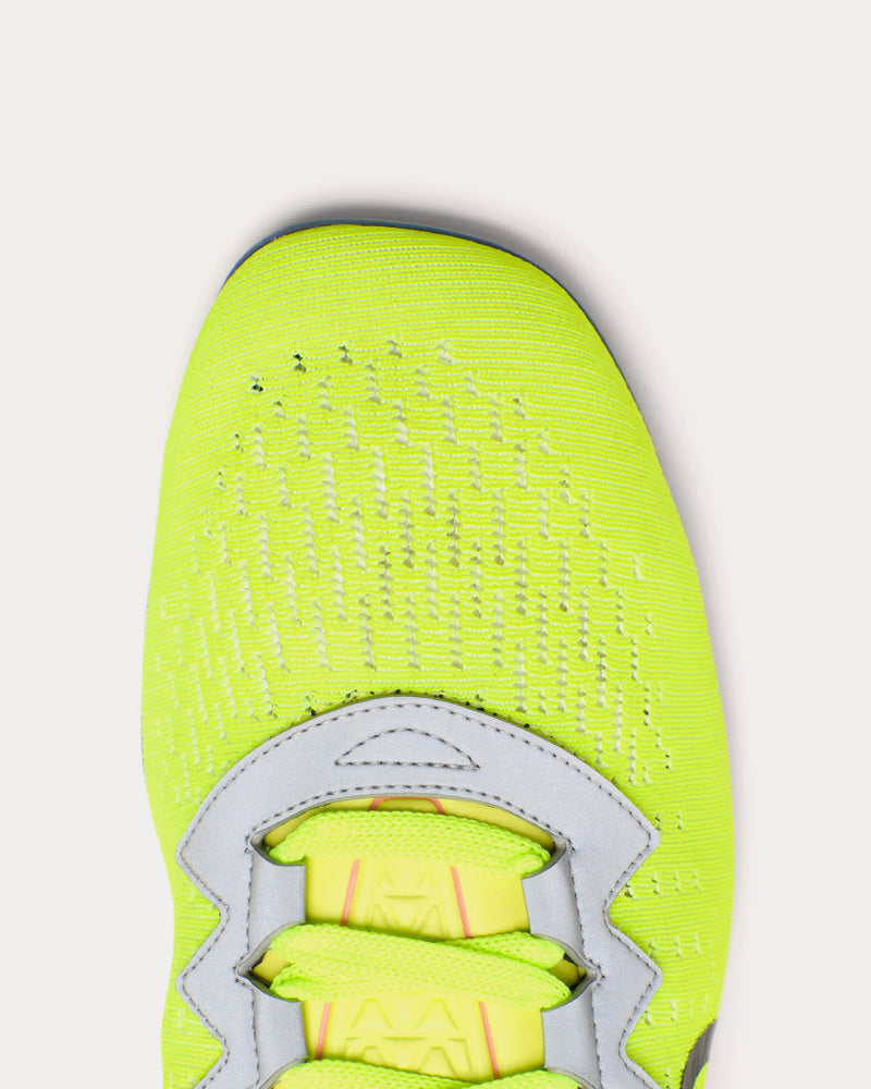 Valentino Chromathon Technical Fabric Lime / Orange Fluo / Black / Grey Low Top Sneakers - 4