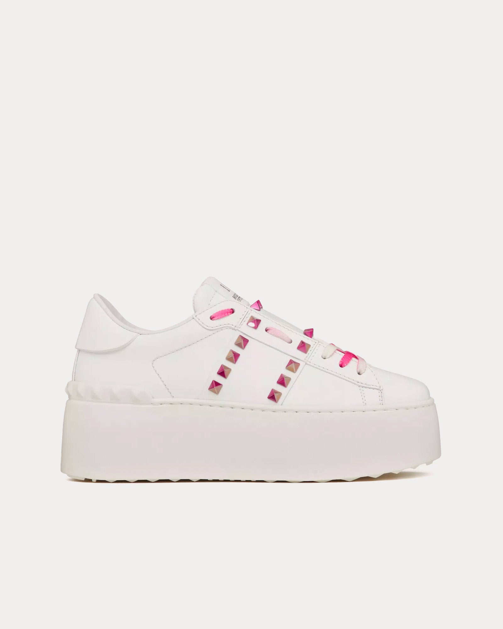 Valentino sneakers white and on sale pink