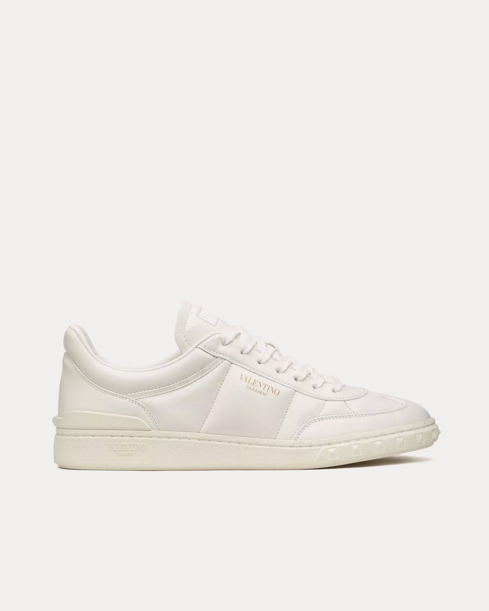 Valentino Upvillage Nappa Leather White Low Top Sneakers - 1