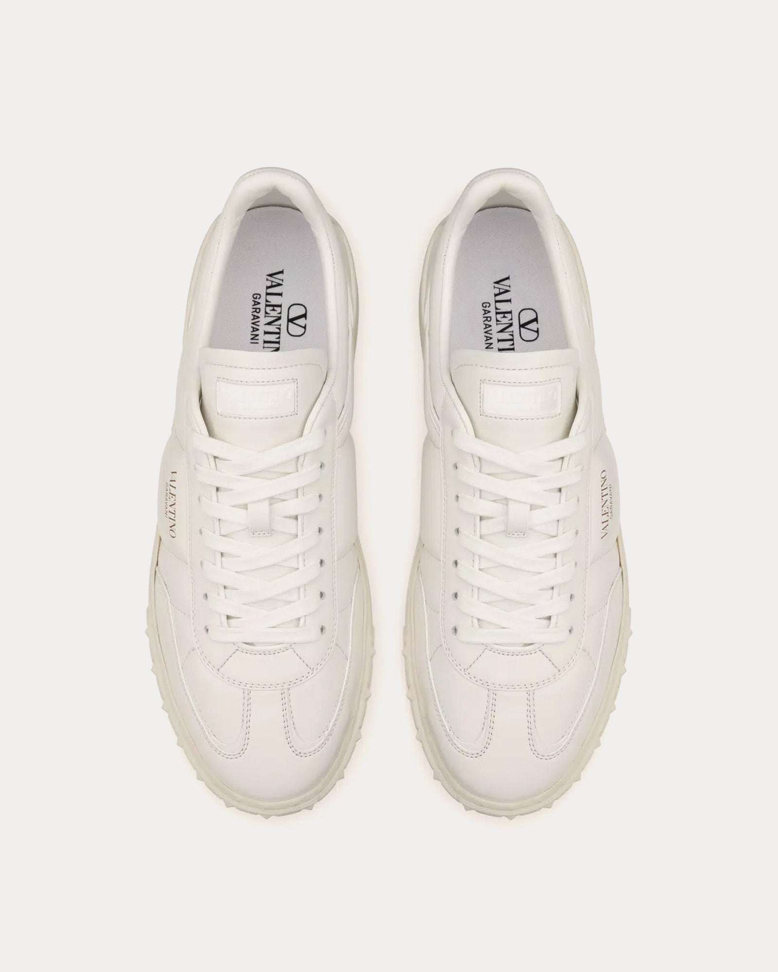 Valentino Upvillage Nappa Leather White Low Top Sneakers - 2