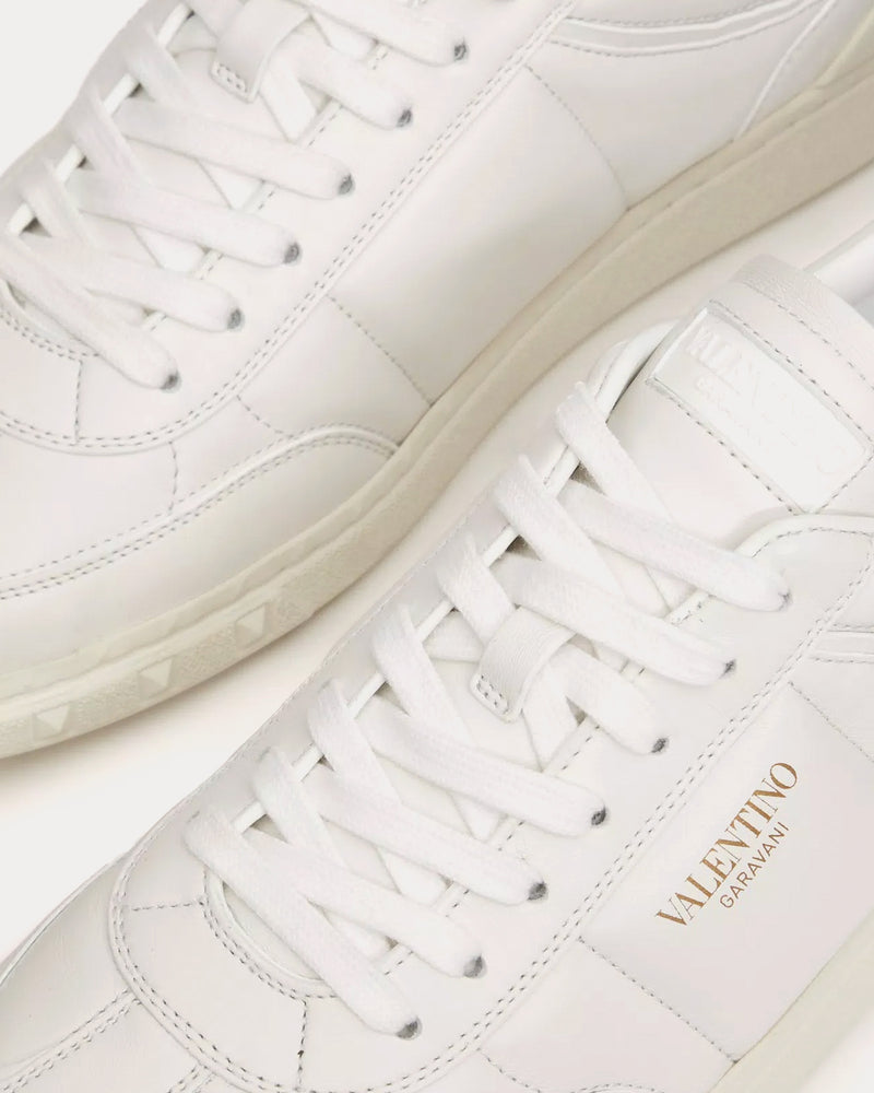 Valentino Upvillage Nappa Leather White Low Top Sneakers - 4