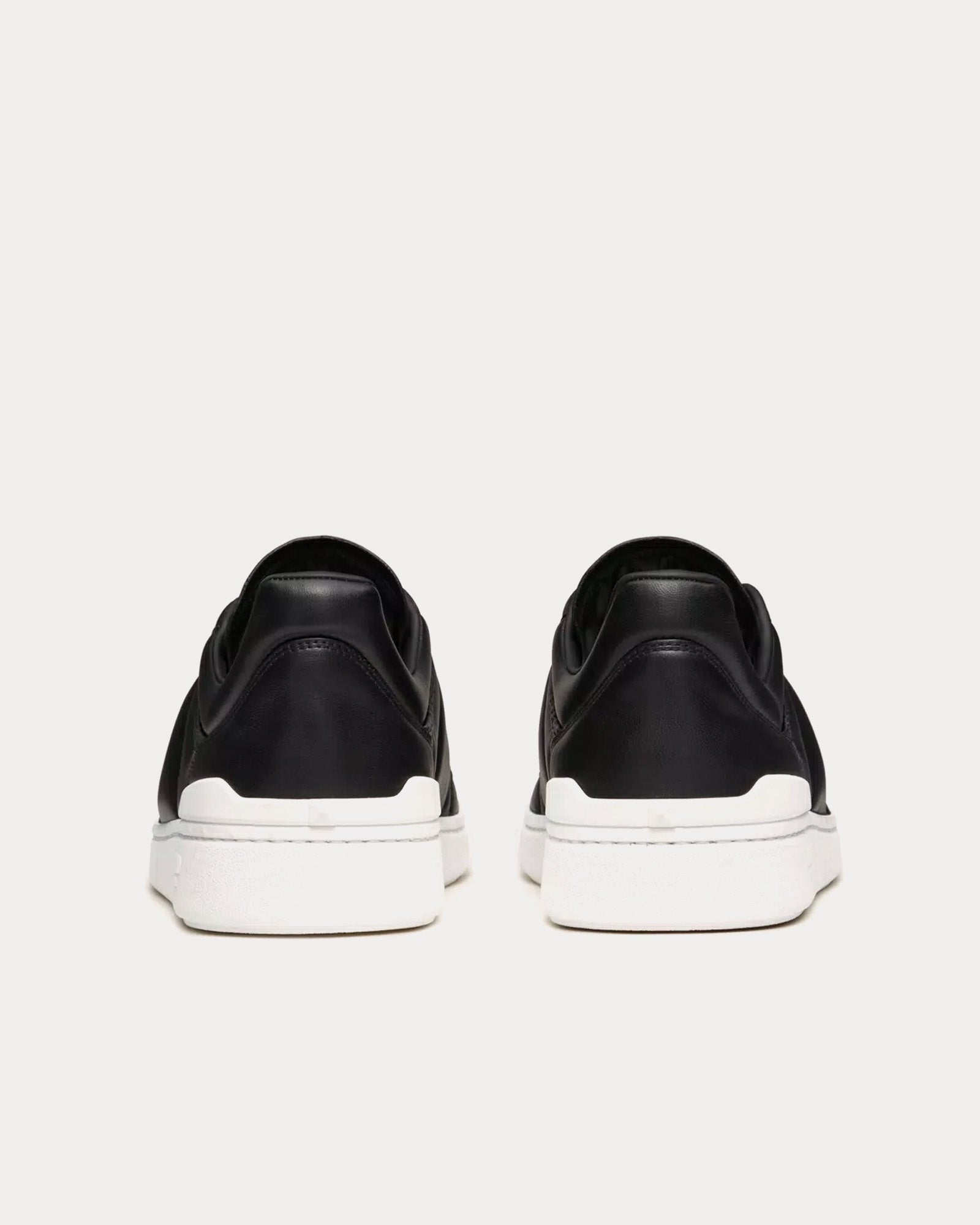 Valentino Upvillage Nappa Leather Black Low Top Sneakers - 3