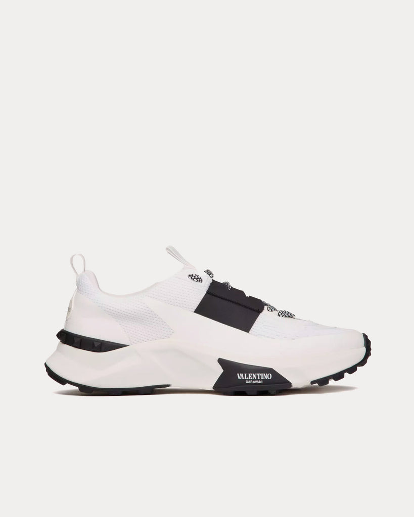 Valentino white clearance and black sneakers