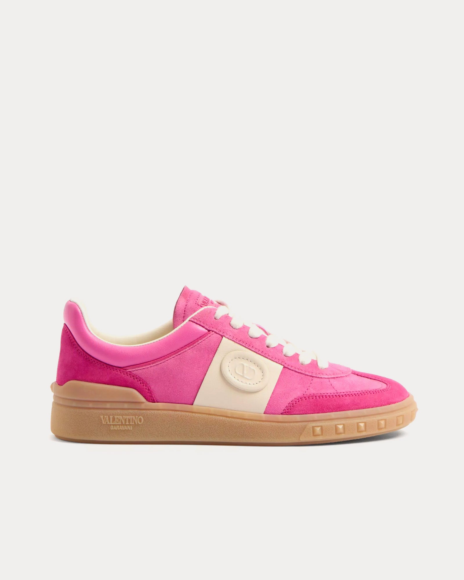 Valentino Upvillage Crosta Cyclamen Pink / Hot Pink / Glace Low Top Sneakers - 1