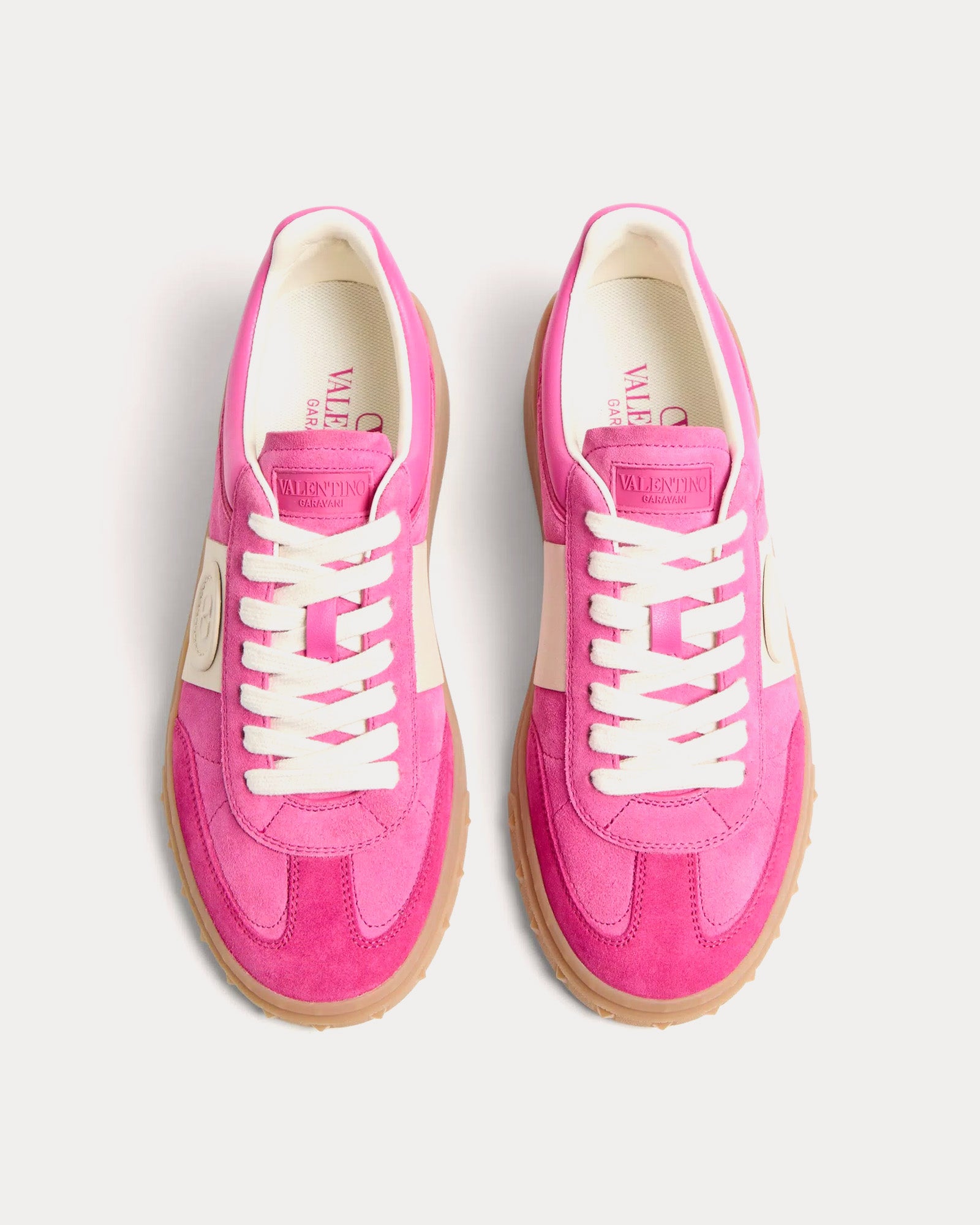 Valentino Upvillage Crosta Cyclamen Pink / Hot Pink / Glace Low Top Sneakers - 2