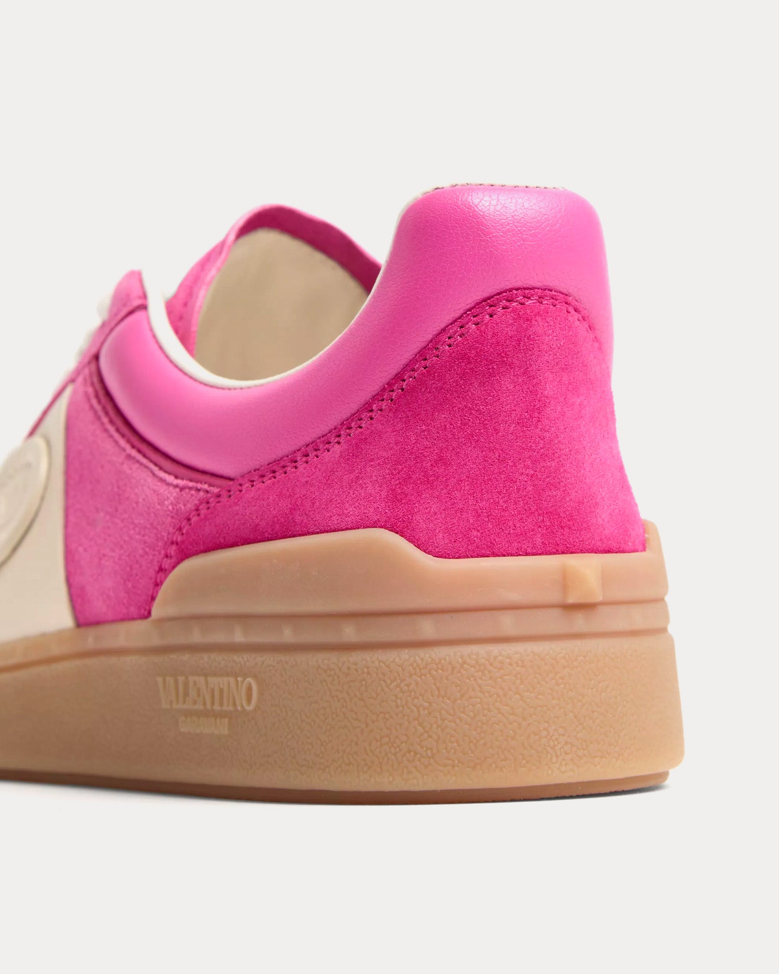 Valentino Upvillage Crosta Cyclamen Pink / Hot Pink / Glace Low Top Sneakers - 4