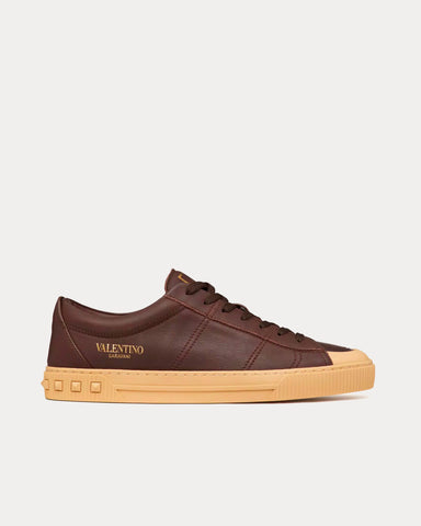 Valentino Cityplanet Calfskin Fondant Low Top Sneakers