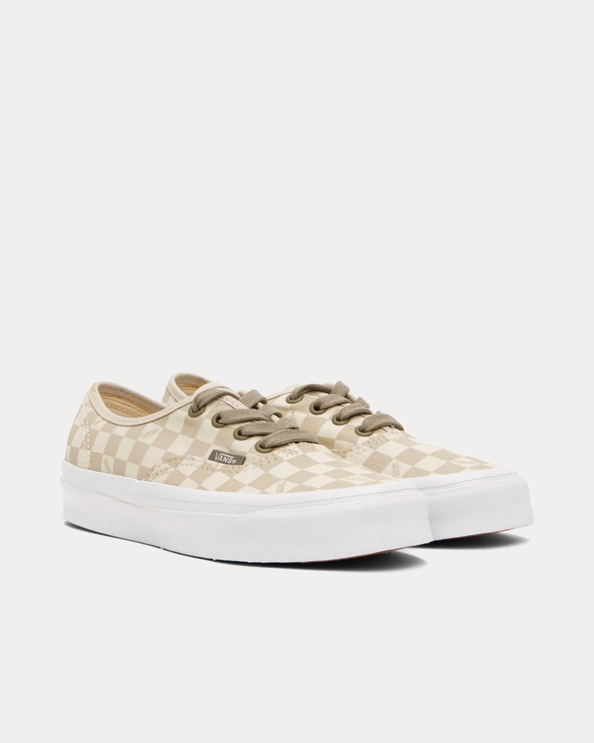 Vans OG Authentic LX Sand Check Low Top Sneakers - 2