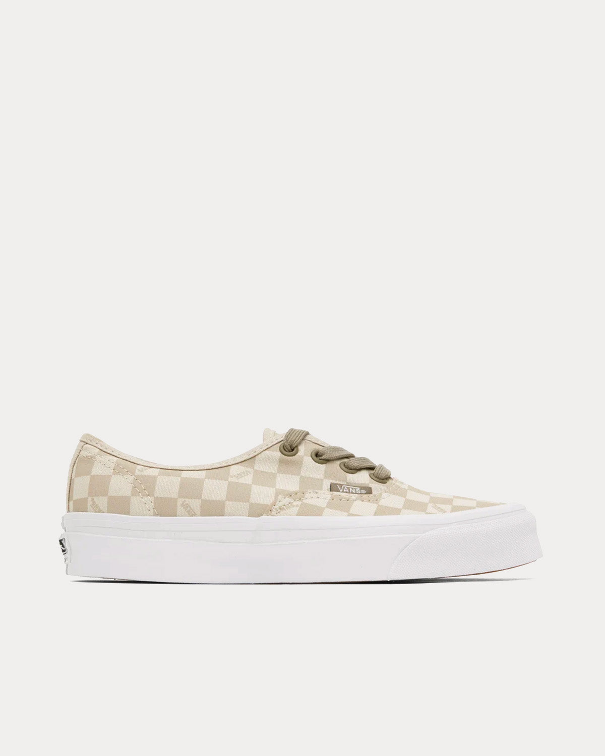 Vans OG Authentic LX Sand Check Low Top Sneakers - 1