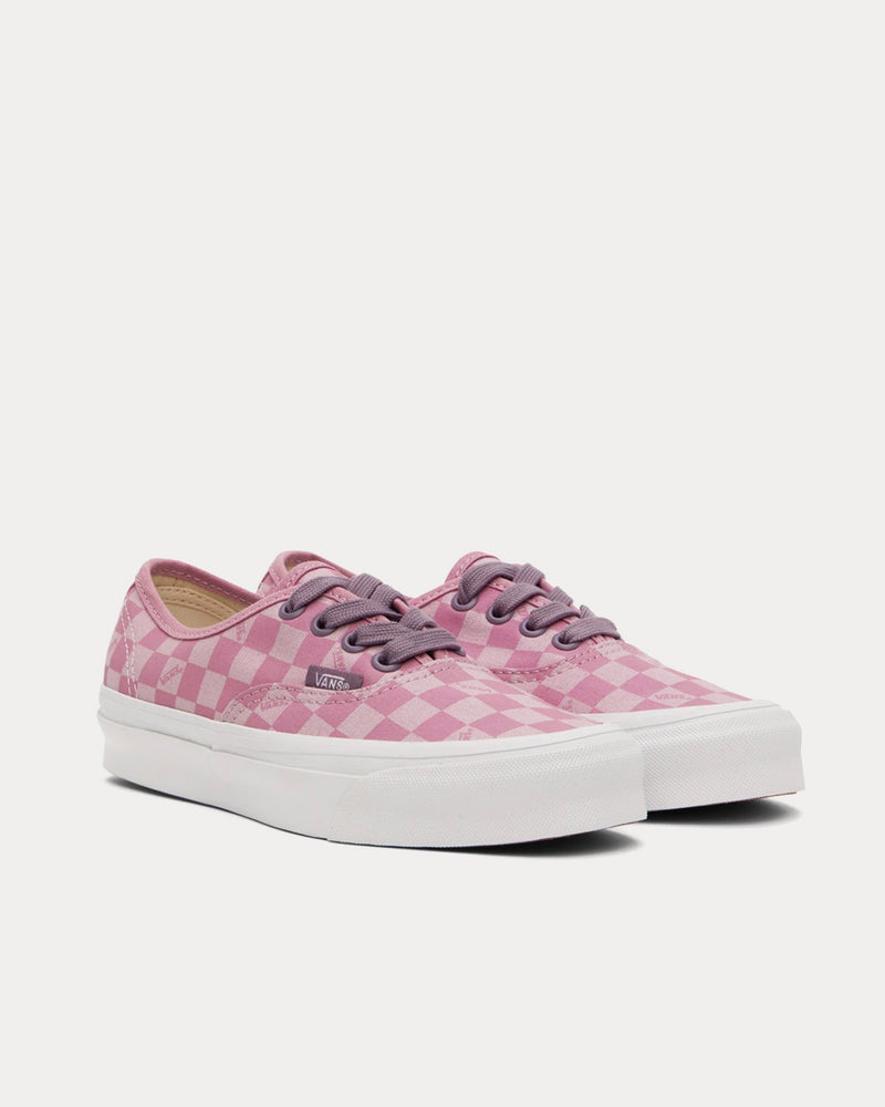 Vans OG Authentic LX Lilac Check Low Top Sneakers - 2