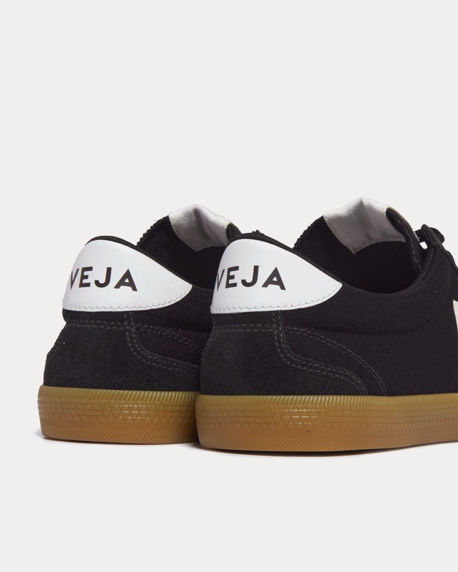 Veja Volley Canvas Black / White / Natural Low Top Sneakers - 2