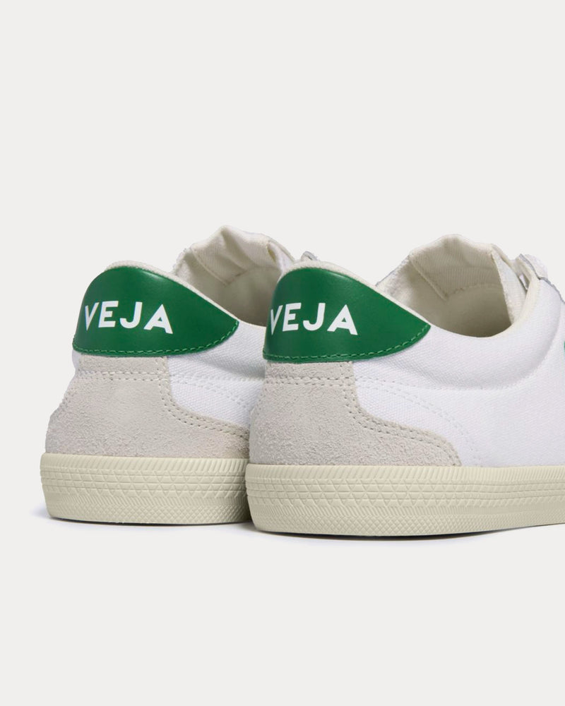 Veja Volley Canvas White / Emeraude Low Top Sneakers - 2