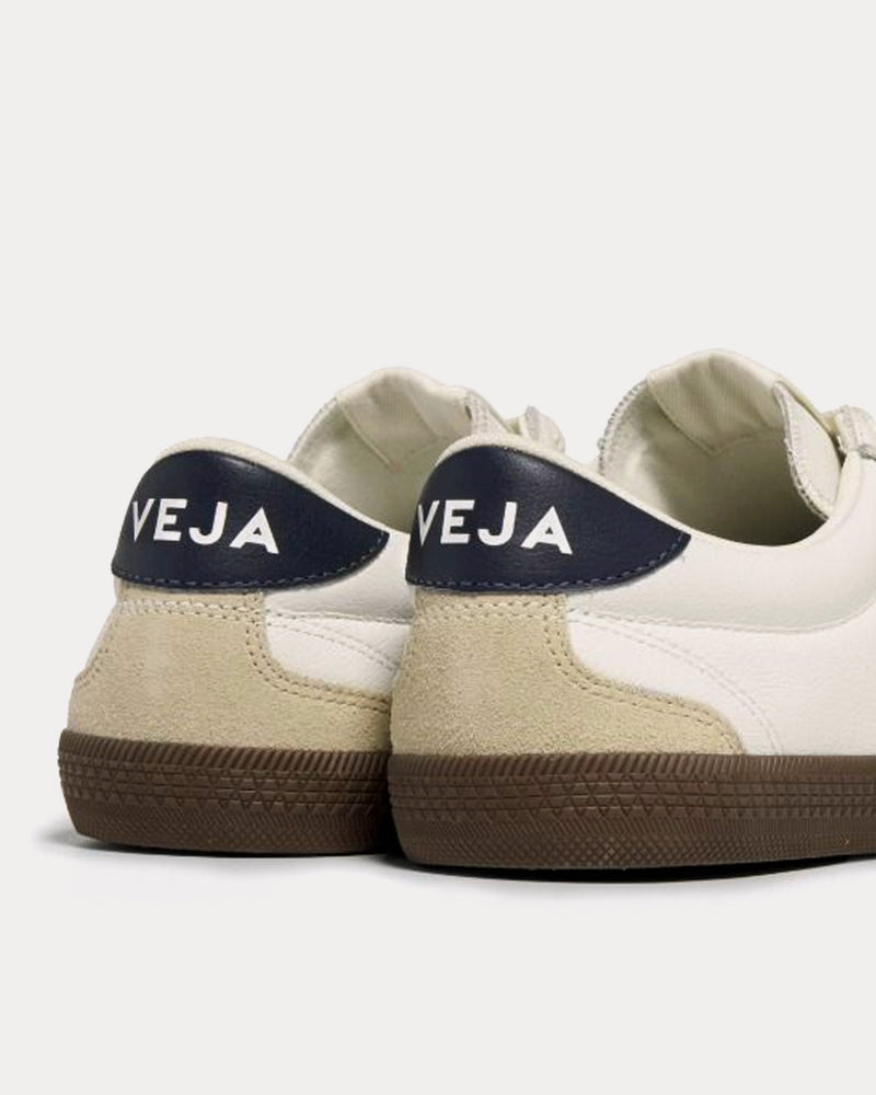 Veja Volley Leather White / Nautico Bark Low Top Sneakers - 2