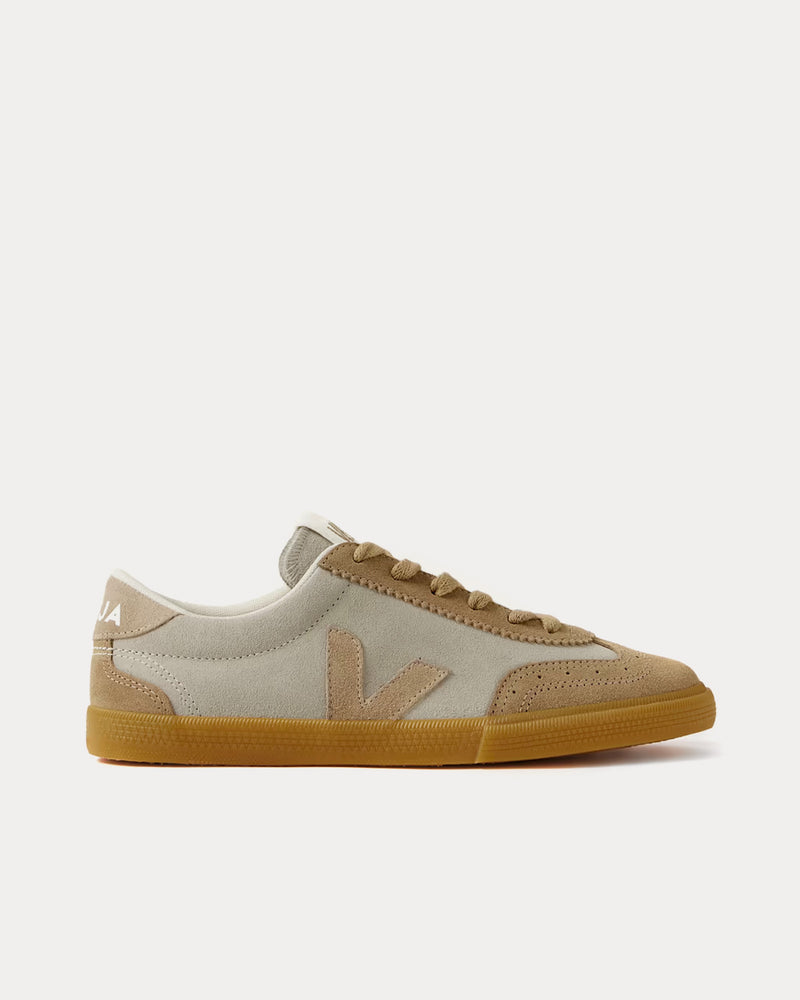 Veja Volley Leather Natural / Sahara Low Top Sneakers - 1