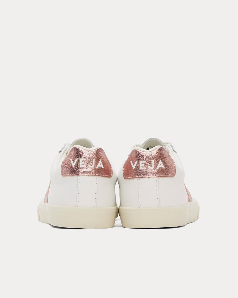 Veja Esplar Leather White / Nacre Low Top Sneakers - 3