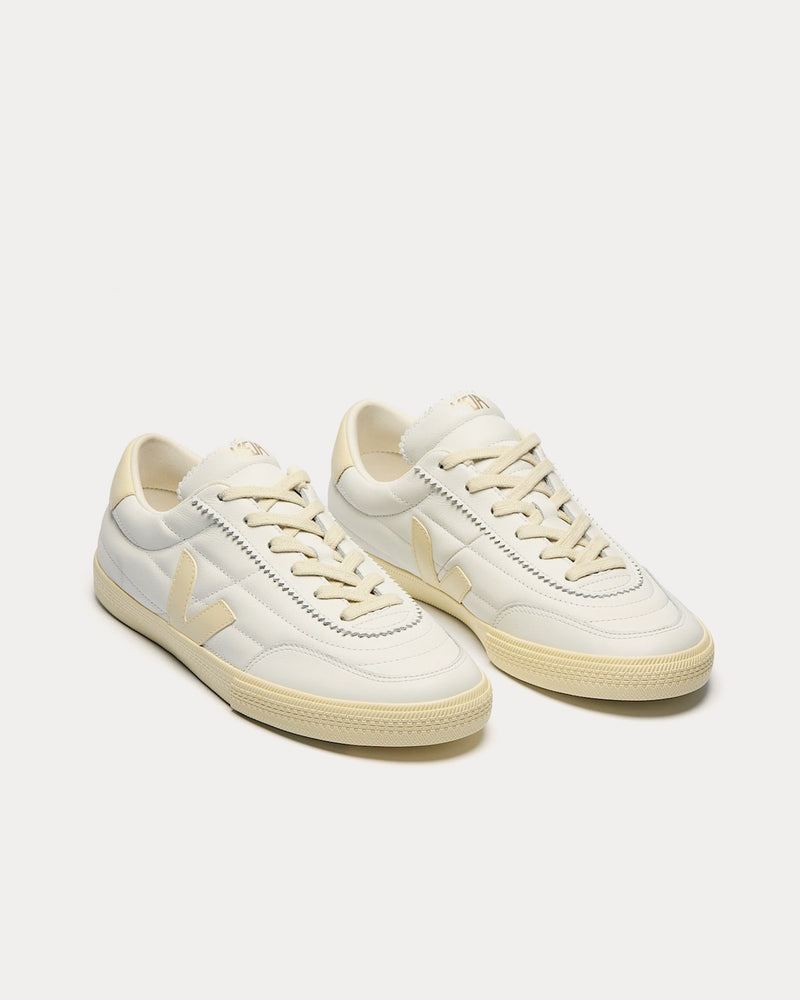 Veja Panenka Leather White / Calcaire Low Top Sneakers - 2