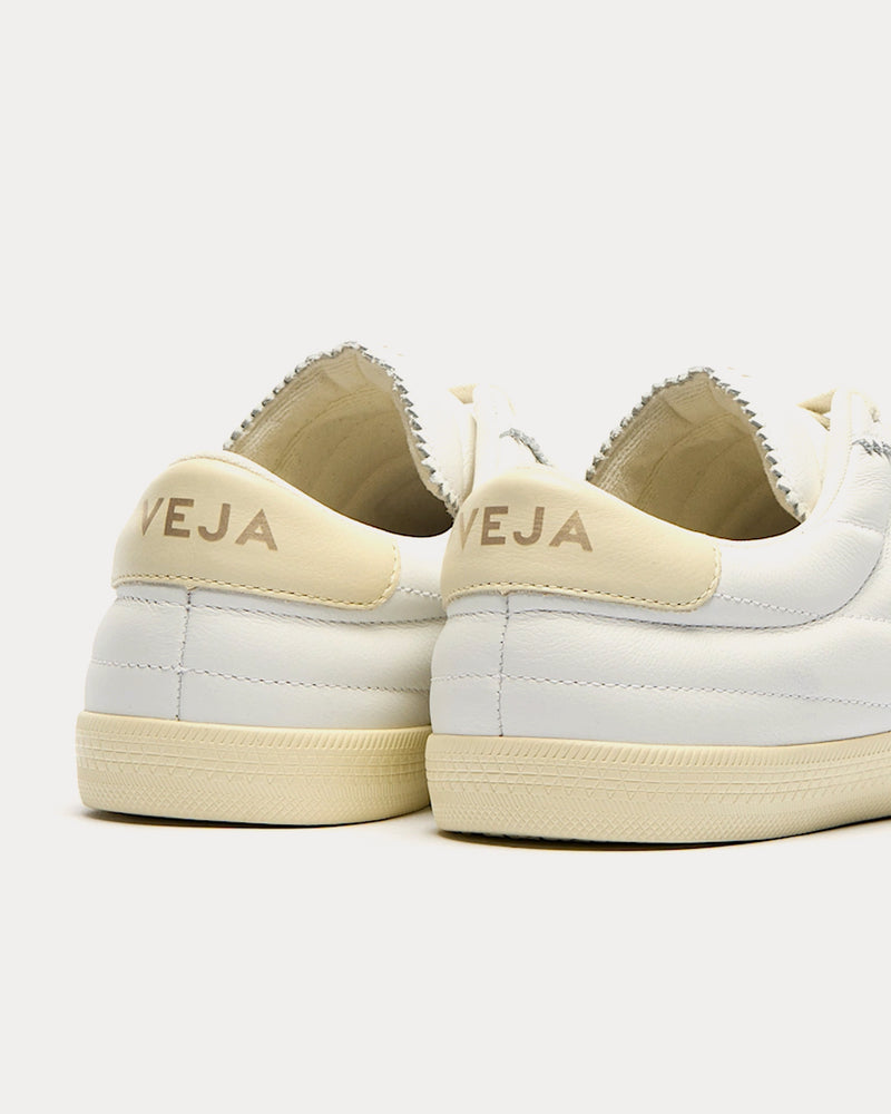 Veja Panenka Leather White / Calcaire Low Top Sneakers - 3