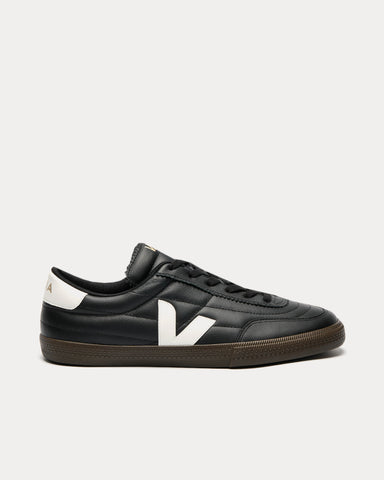 Veja Panenka Leather Black / White Low Top Sneakers