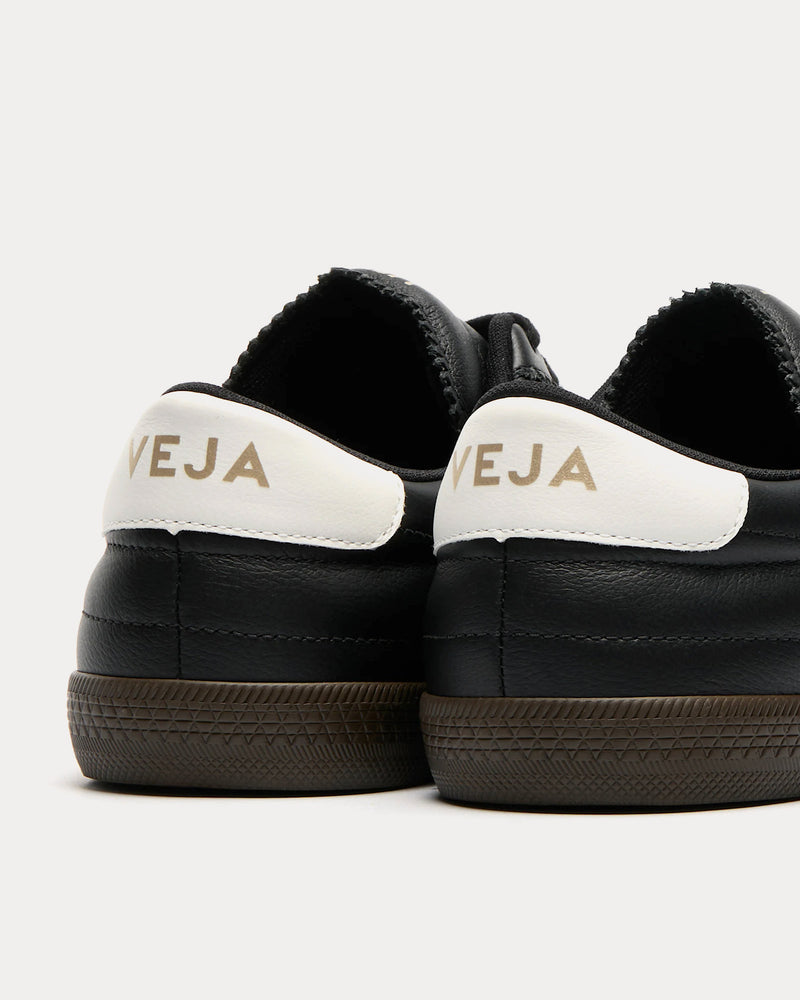 Veja Panenka Leather Black / White Low Top Sneakers - 3