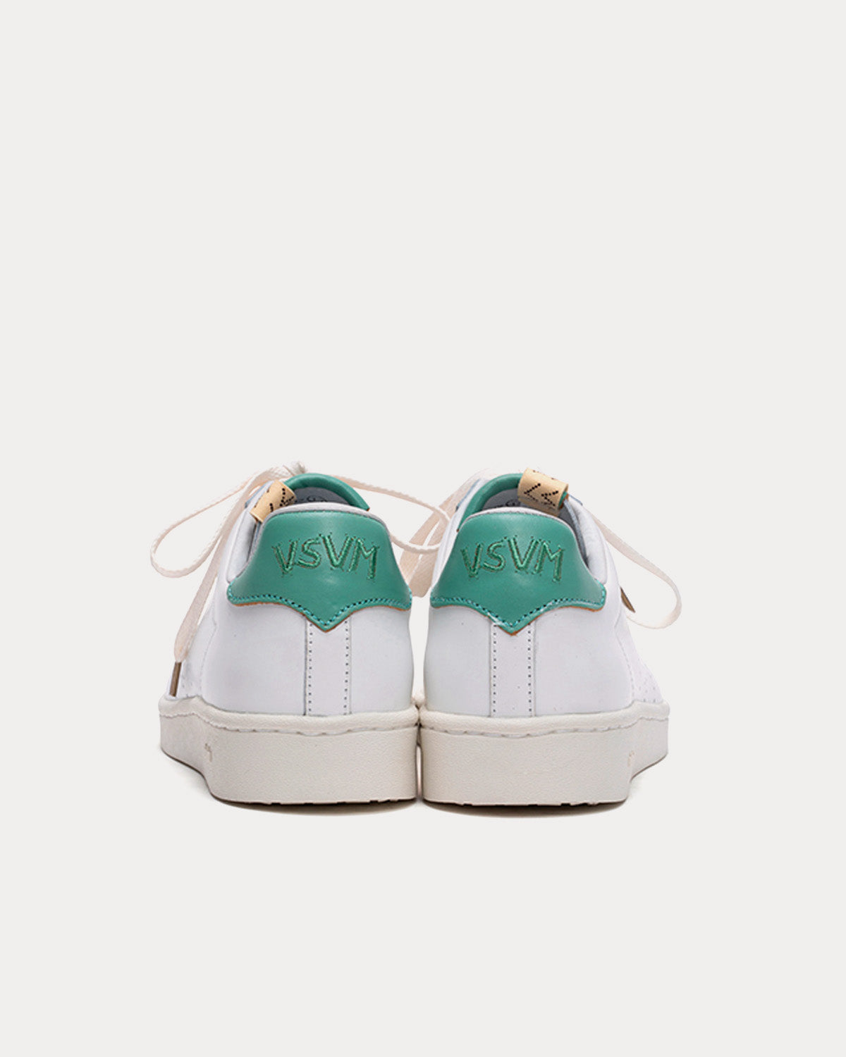 Visvim Corda Folk White / Light Green Low Top Sneakers - 3