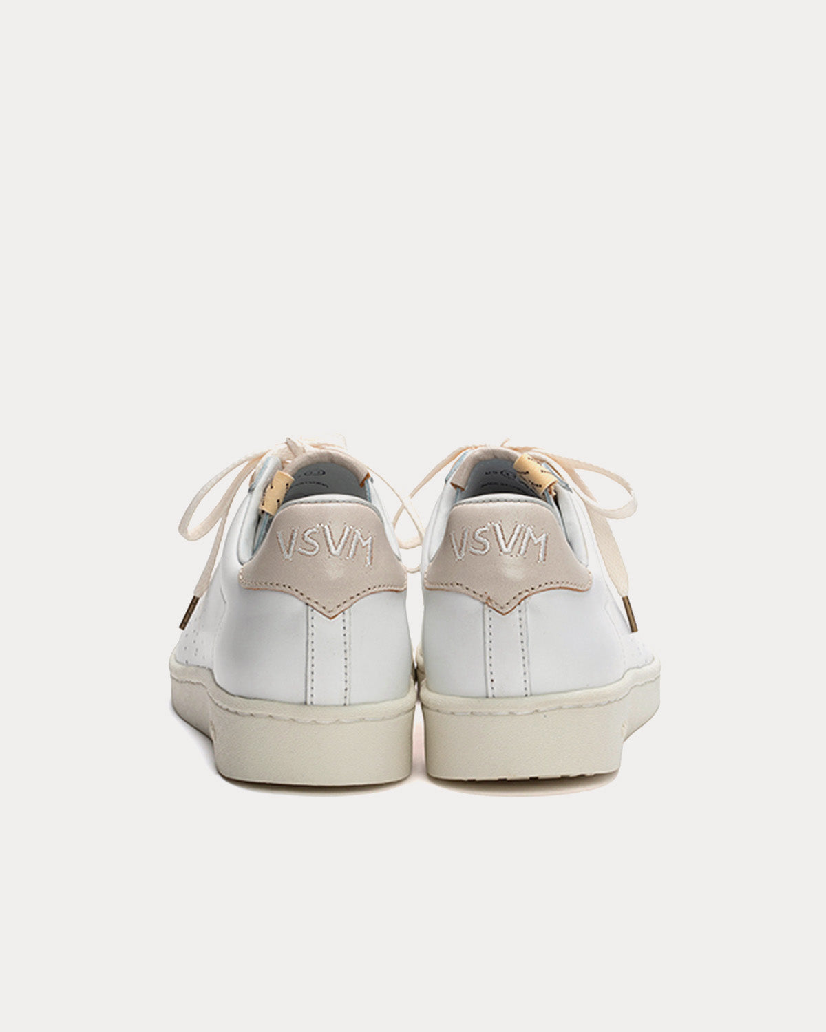 Visvim Corda Folk White / White Low Top Sneakers - 3