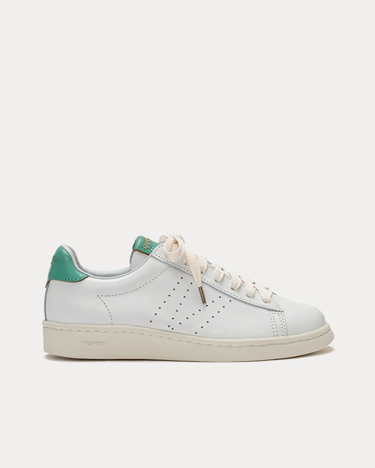 Visvim Corda-Folk W White / Light Green Low Top Sneakers - 1