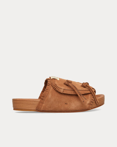 Visvim Christo Shaman-Folk Light Brown Sandals