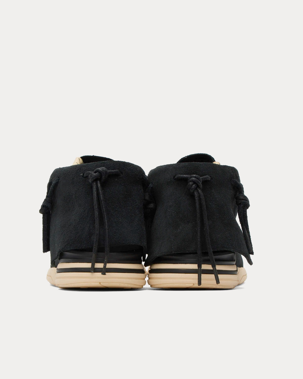 Visvim FBT Lhamo-Folk Black Low Top Sneakers - 3