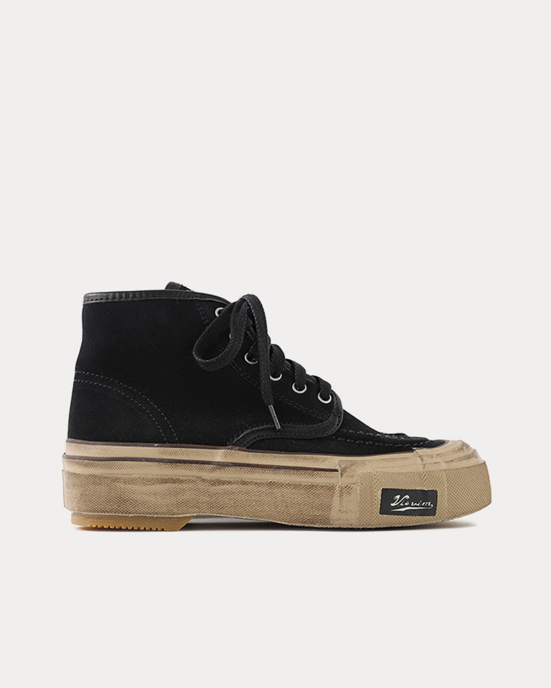 Visvim Liskamm G.Patten-Folk W Black High Top Sneakers - 1