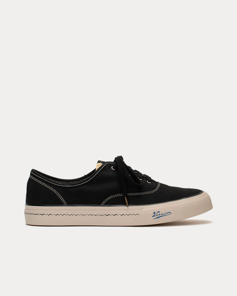 Visvim Logan Deck Lo Sipe Black Low Top Sneakers - 1