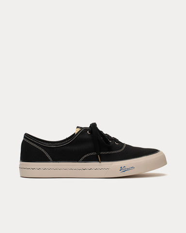 Visvim Logan Deck Lo Sipe Black Low Top Sneakers