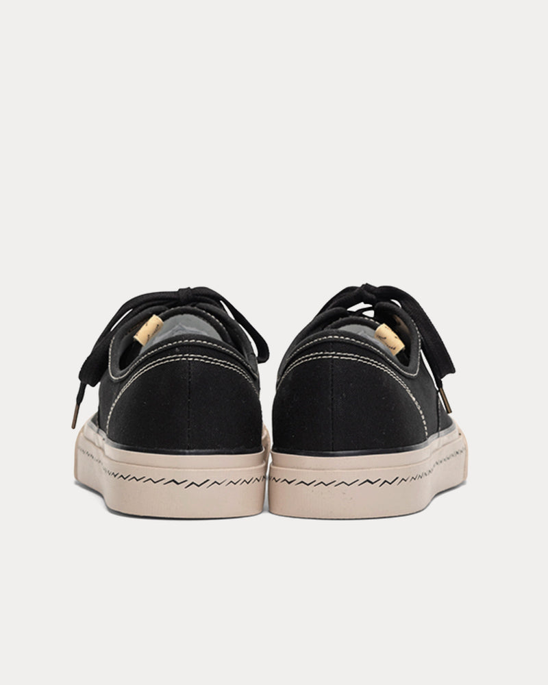 Visvim Logan Deck Lo Sipe Black Low Top Sneakers - 3